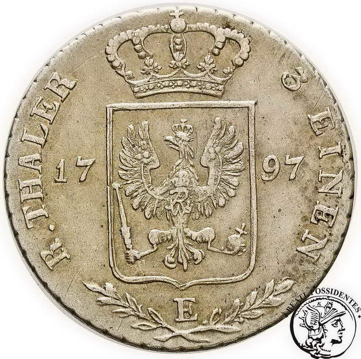 Niemcy Prusy 1/3 talara 1797 E Królewiec st. 3