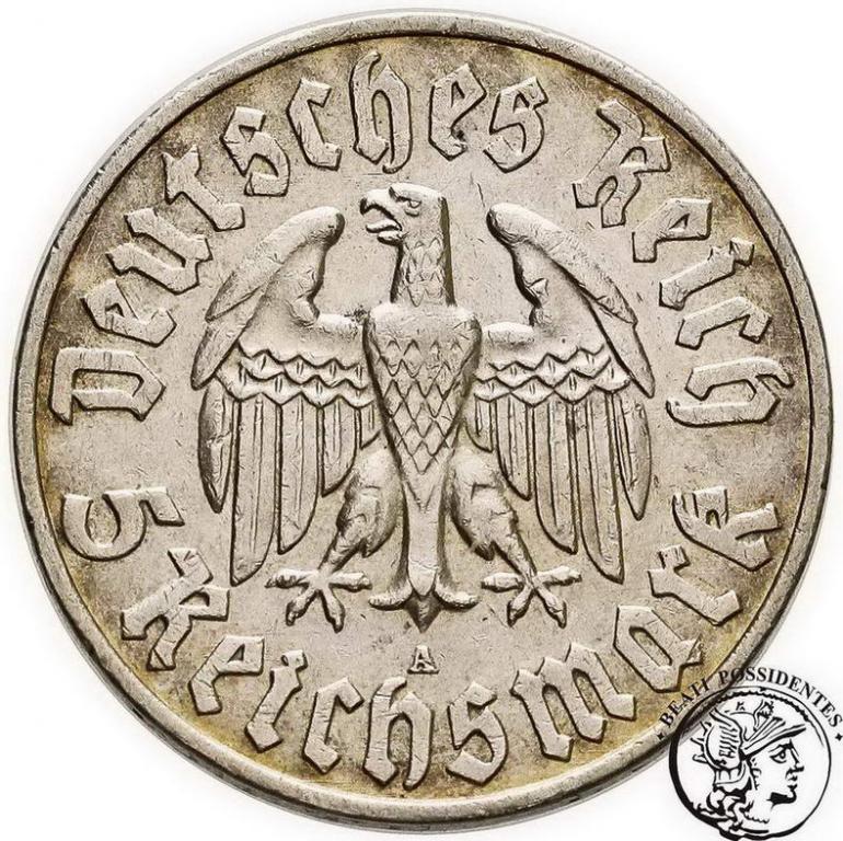 Niemcy III Rzesza 5 Marek 1933 A Luther st. 3