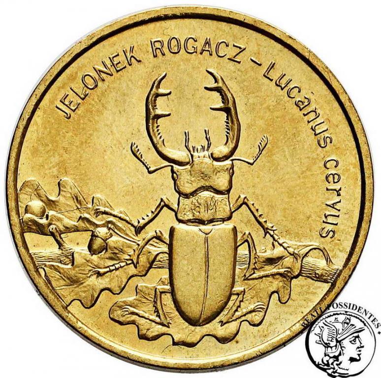 Polska III RP 2 złote 1997 Jelonek rogacz st.1-