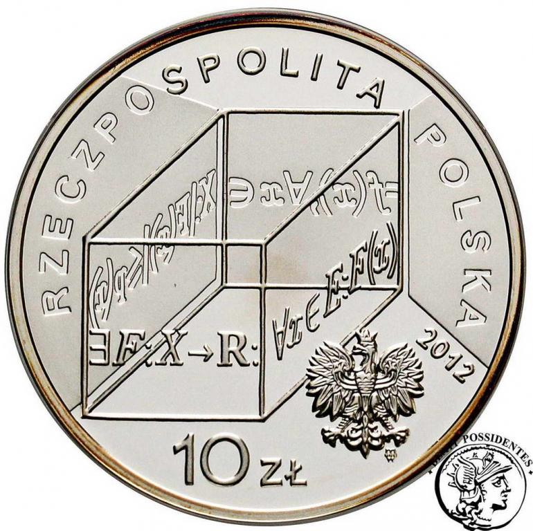 Polska III RP 10 złotych 2012 Stefan Banach st.L
