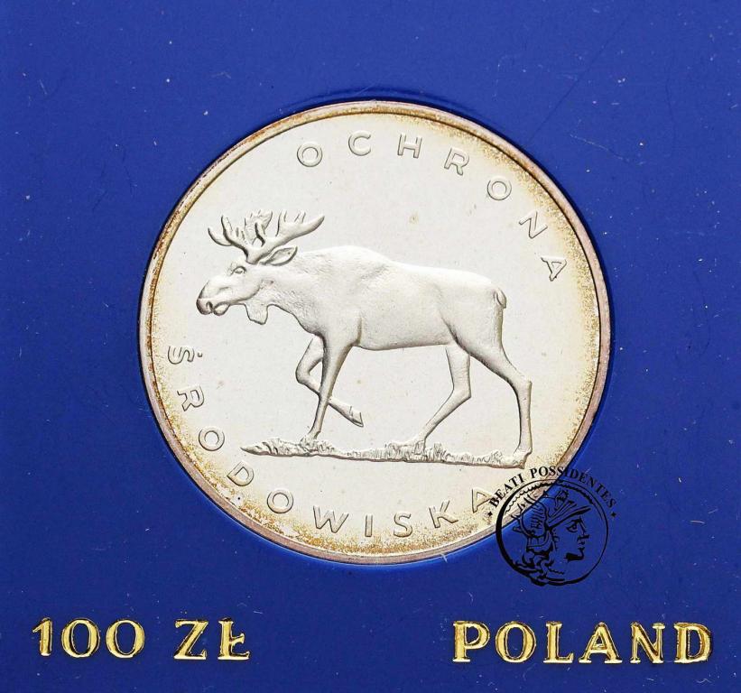 Polska PRL 100 złotych 1978 Łoś st.L