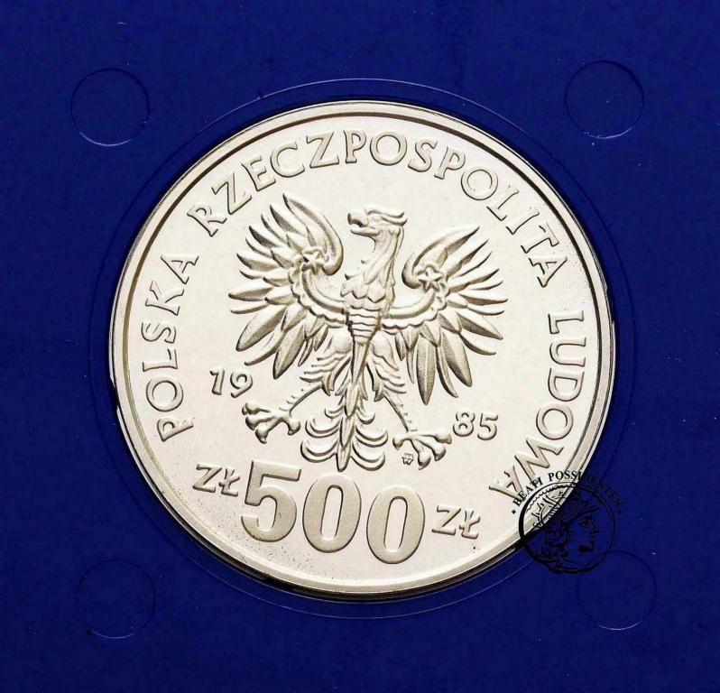 Polska PRL 500 złotych 1985 Wiewiórka st.L