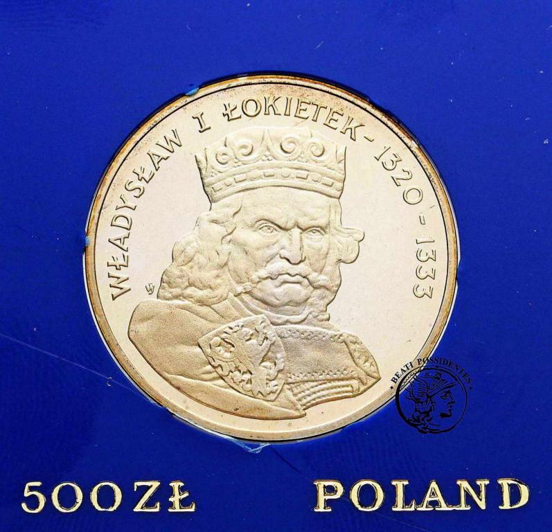 Polska PRL 500 złotych 1986 Łokietek st. L