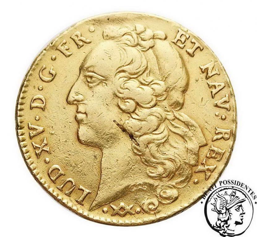 Francja Ludwik XV 2 Louis d'or 1750 K st. 3