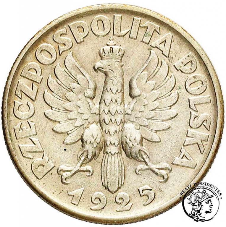 Polska II RP 2 złote 1925 bez kropki st. 3