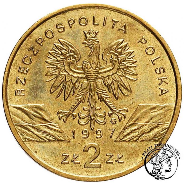 Polska III RP 2 złote 1997 Jelonek rogacz st.1-
