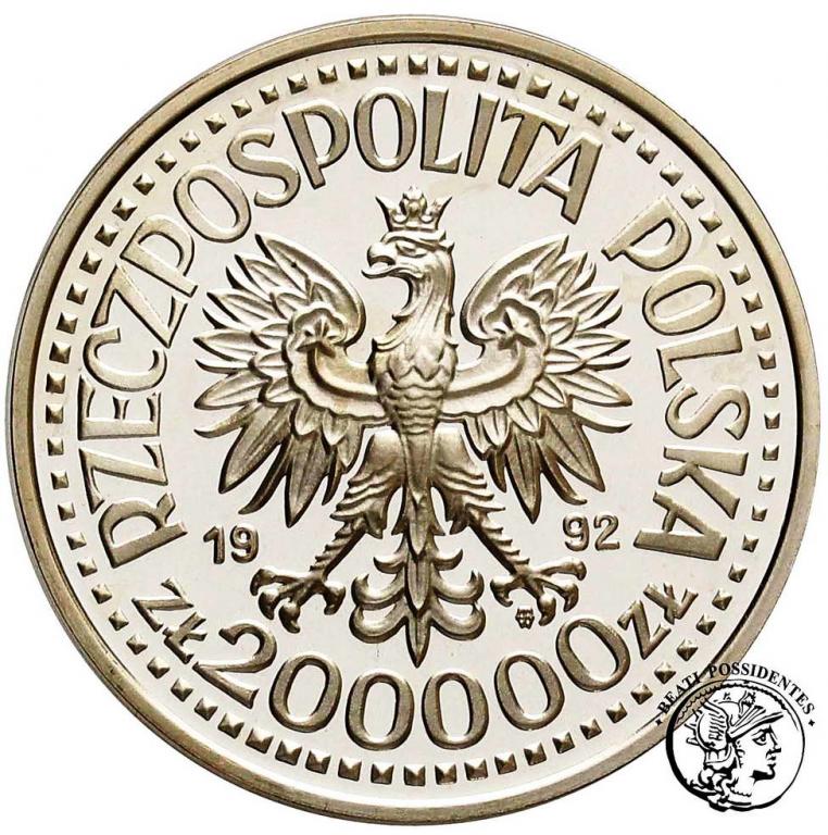 Polska III RP 200 000 złotych 1992 Staszic st. L