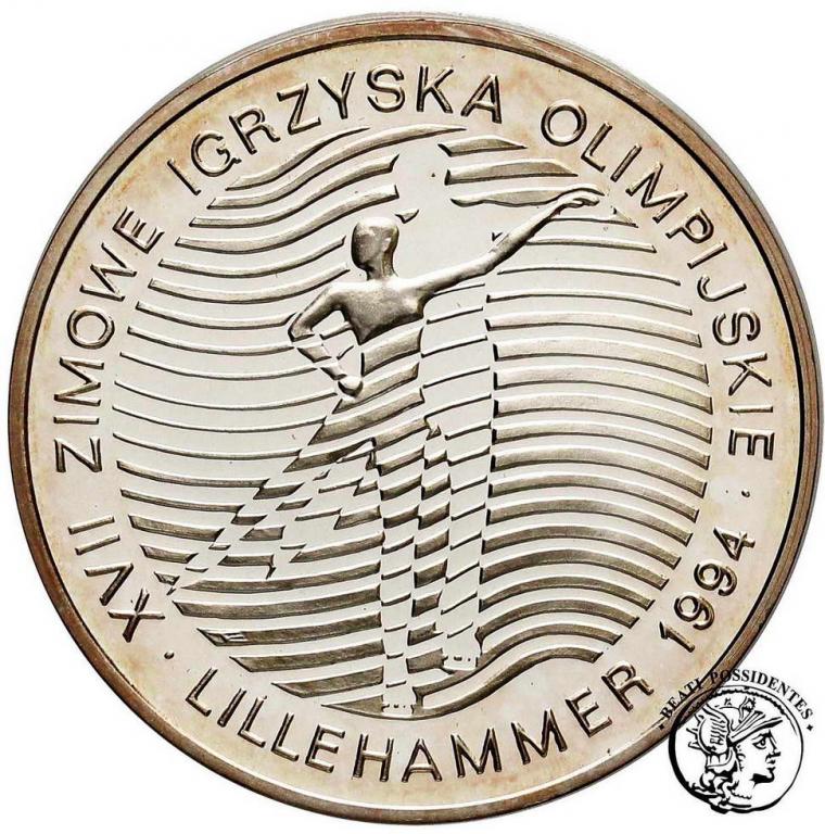 III RP 300 000 złotych 1993 Oly Lillehammer st.L