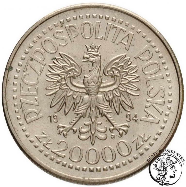 Polska 20 000zł 1994 Zygmunt I Stary st. 1-