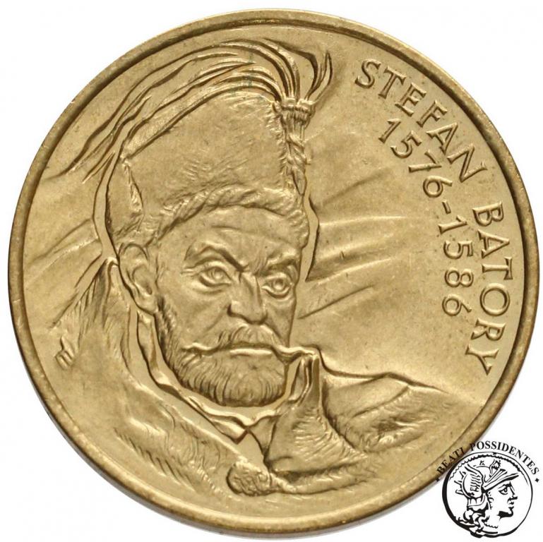 Polska Stefan Batory 2 złote 1998 st. 1