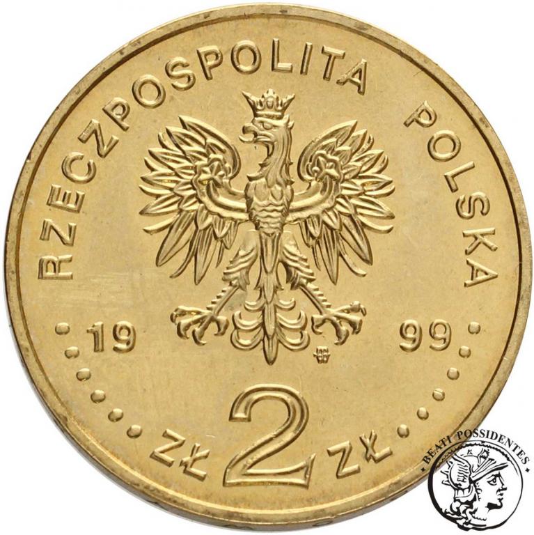 Polska Władysław IV Waza 2 złote 1999 st. 1-