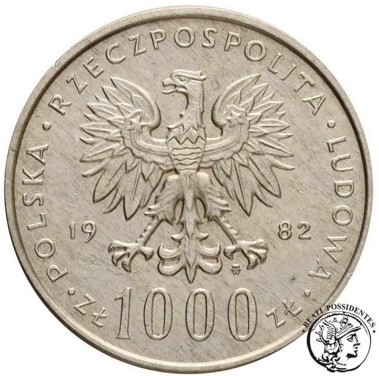 Polska Jan Paweł II 1000 złotych 1982 st. 2