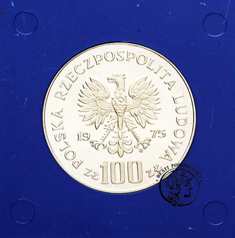 Polska PRL 100 złotych 1975 Modrzejewska st.L
