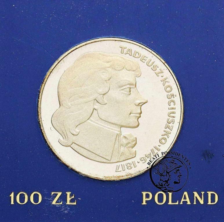 PRL 100 złotych 1976 Tadeusz Kościuszko st.L