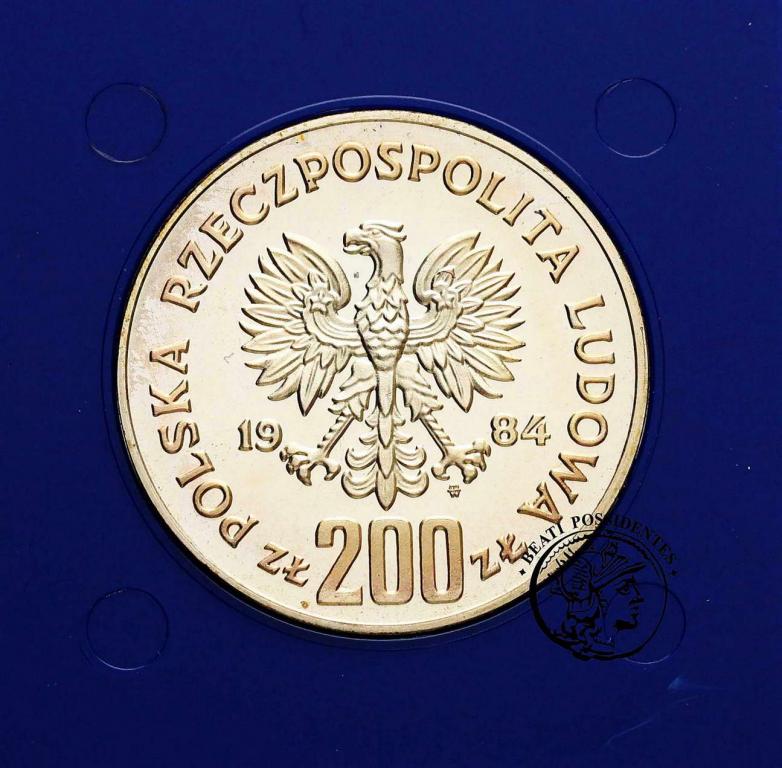 Polska PRL 200 złotych 1984 Sarajewo st. L