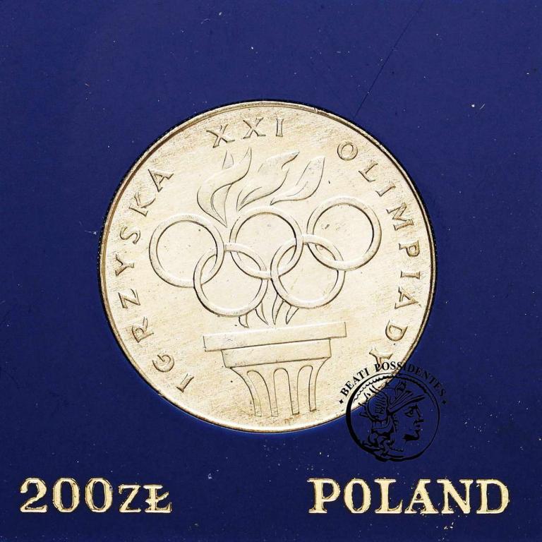 Polska PRL 200 zł 1976 Igrzyska XXI Olimpiady st.1