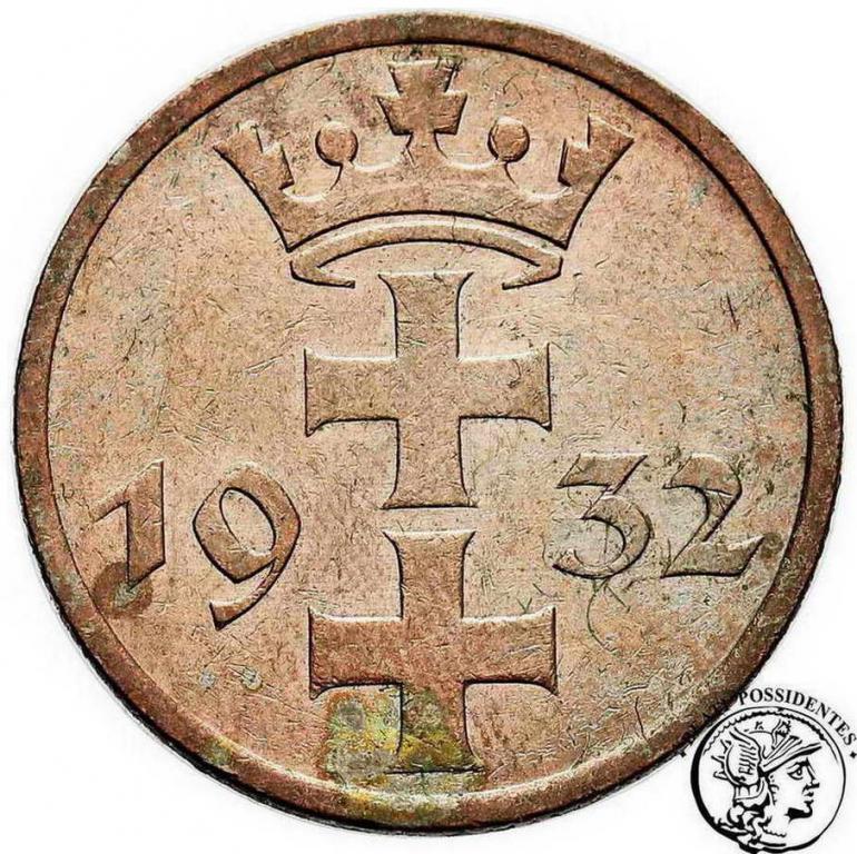 Polska Wolne Miasto Gdańsk 1 Gulden 1932 st.3-
