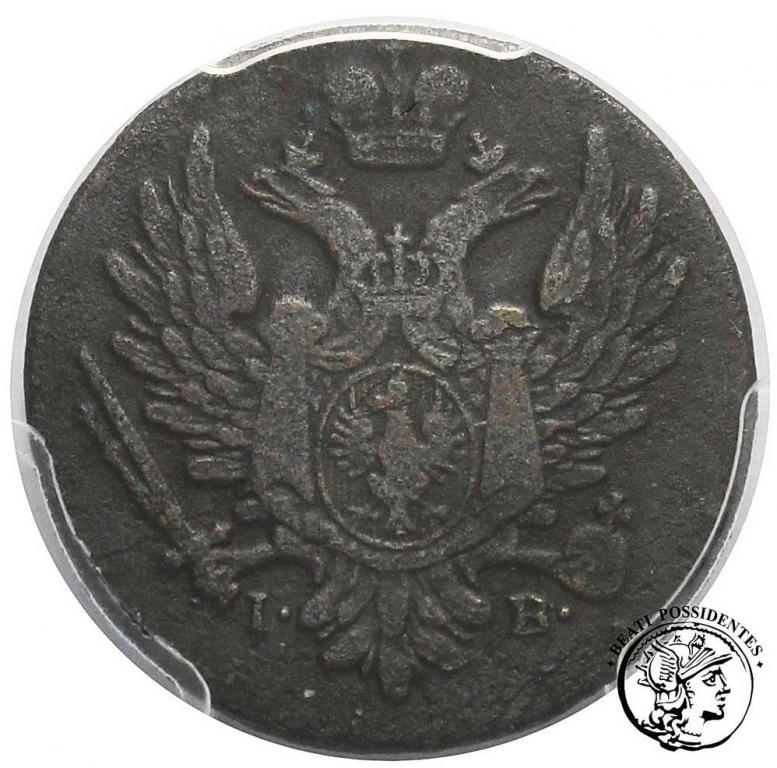 Polska 1 grosz 1817 Alexander I PCGS VF details