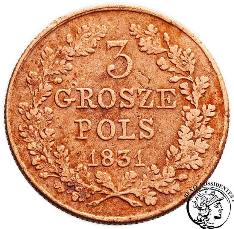 Polska Powstanie Listopadowe 3 Grosze 1831 st.4