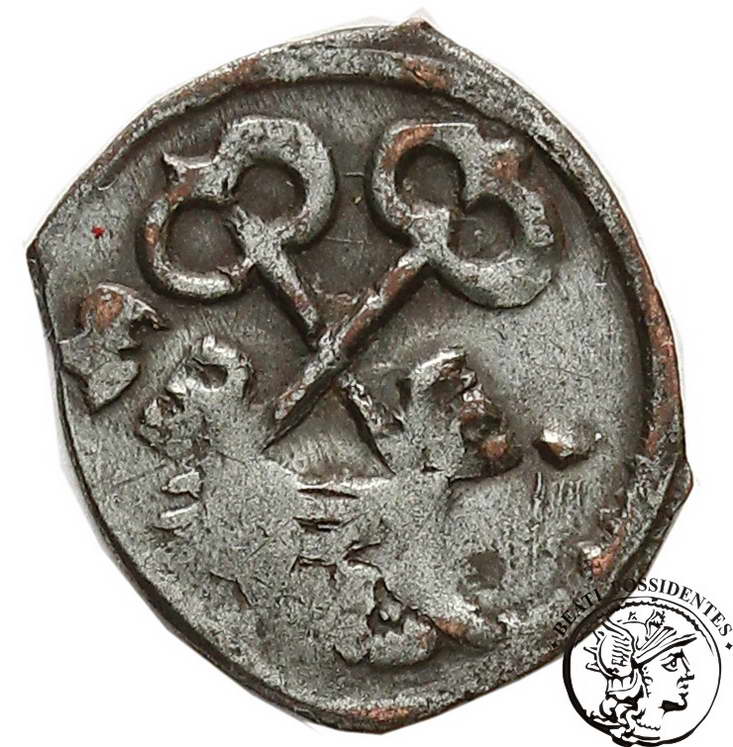 Polska Zygmunt III Waza denar kor 1603 Poznań st3+