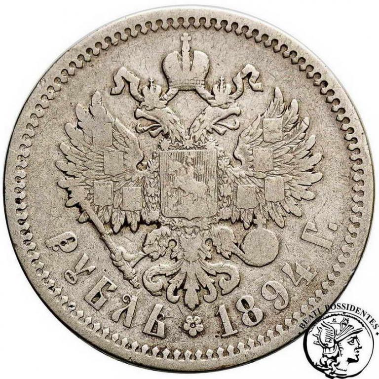 Rosja Alexander III Rubel 1894 st.3-