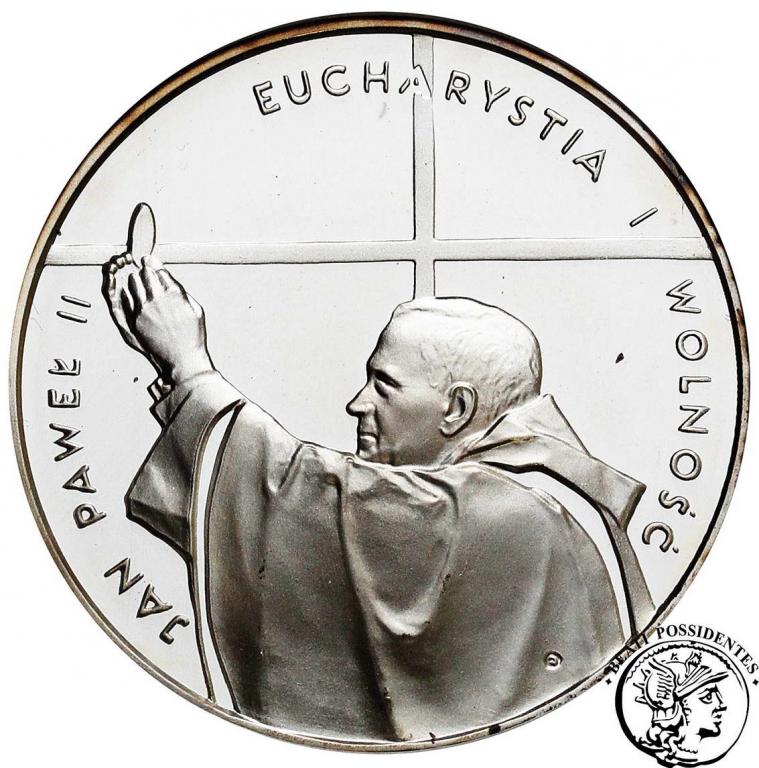 Polska III RP 10 złotych 1997 Eucharystia PMG PR70