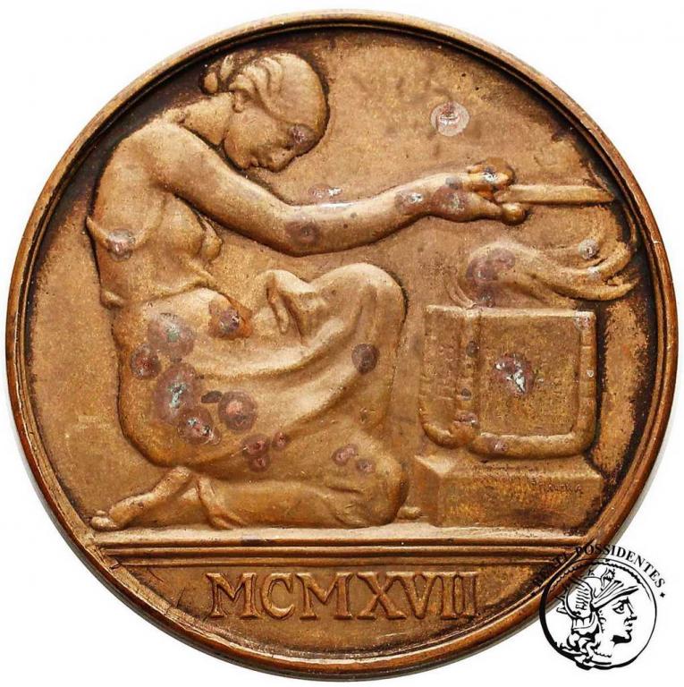 Polska medal Tadeusz Kościuszko 1917 brąz st.2