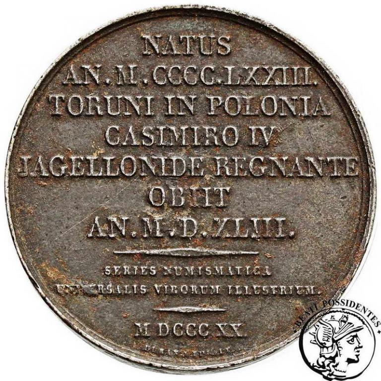 Polska medal Mikołaj Kopernik 1820 st.3-