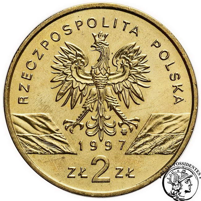 Polska III RP 2 złote 1997 Jelonek Rogacz st.1-