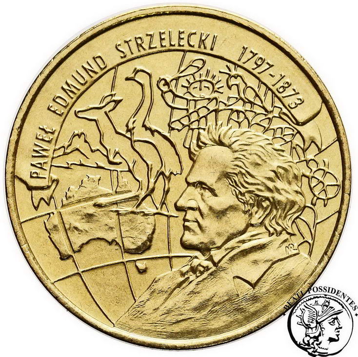 Polska III RP 2 złote 1997 Edmund Strzelecki st.1-