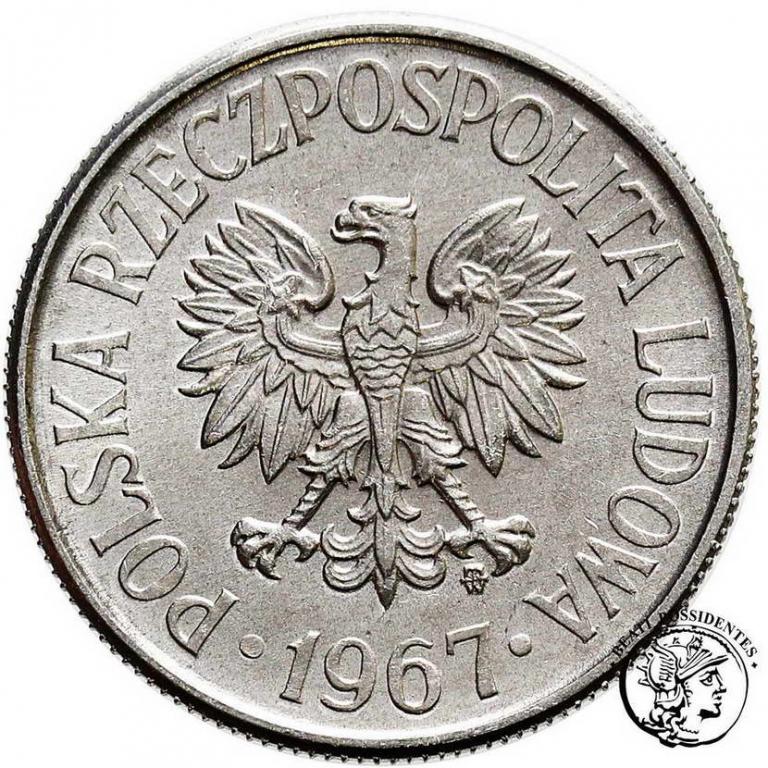 Polska PRL 50 groszy 1967 Al st.1-