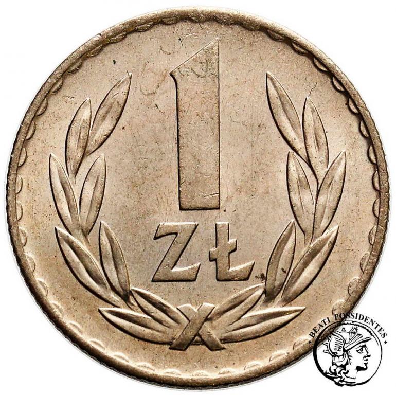 Polska PRL 1 złoty 1949 CuNi st.1