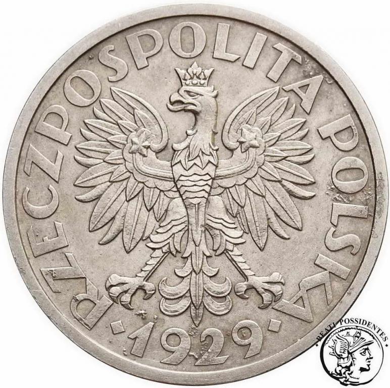 Polska PRÓBA 1 złoty 1929 NIKIEL st. 3