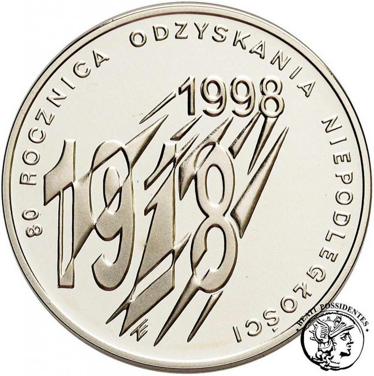10 złotych 1998 Odzyskanie Niepodległości st.L