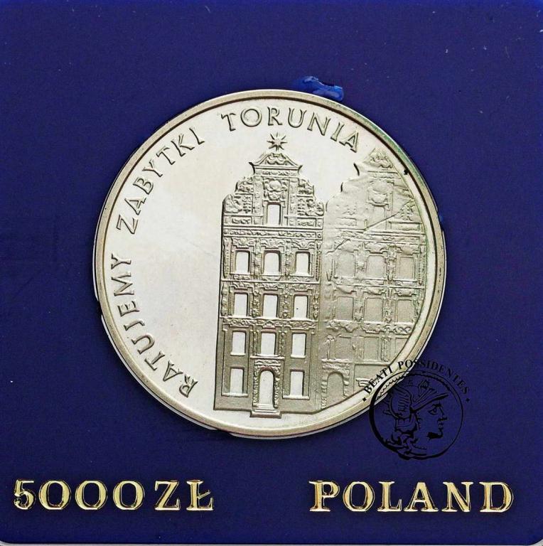 Polska PRL 500 złotych 1989 Zabytki Torunia st.L-