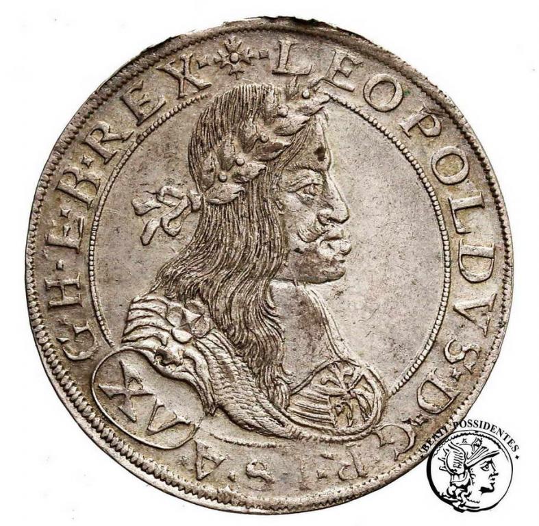 Austria 15 Krajcarów 1663 Wiedeń st.3