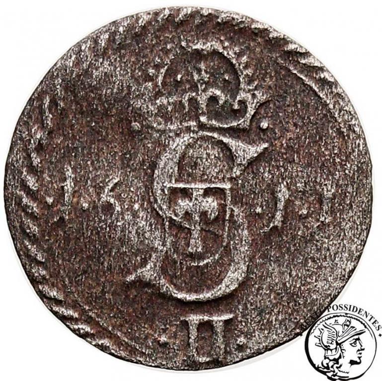 Polska Zygmunt III Waza dwudenar lit 1611 st.4