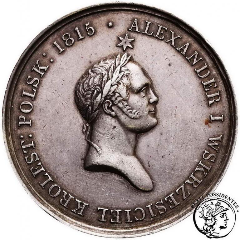 Polska medal 1826 ...opłakująca Polska SREBRO st.3