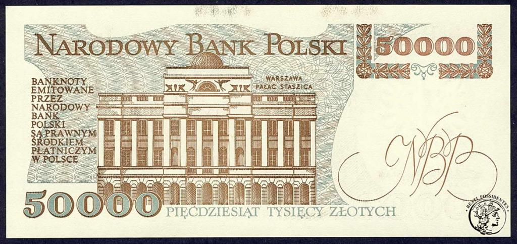 Polska 50 000 złotych 1989 seria C st.1