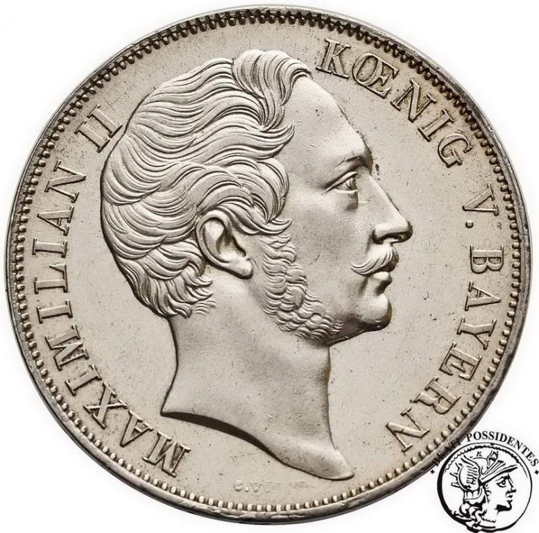 Niemcy Bawaria 2 guldeny 1855 Marienseule st. 2