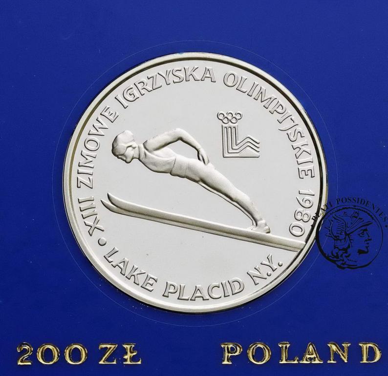 Polska 200 złotych 1980 Lake Placid st. L