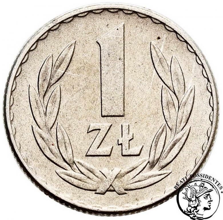 Polska PRL 1 złoty 1957 st.2+