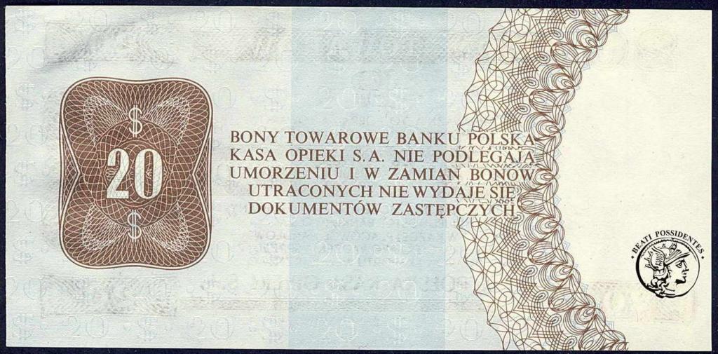Polska 20 dolarów 1979 Pewex (PeKaO) st.1
