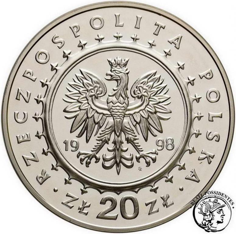 Polska III RP  20 złotych 1998 Zamek w Kórniku stL