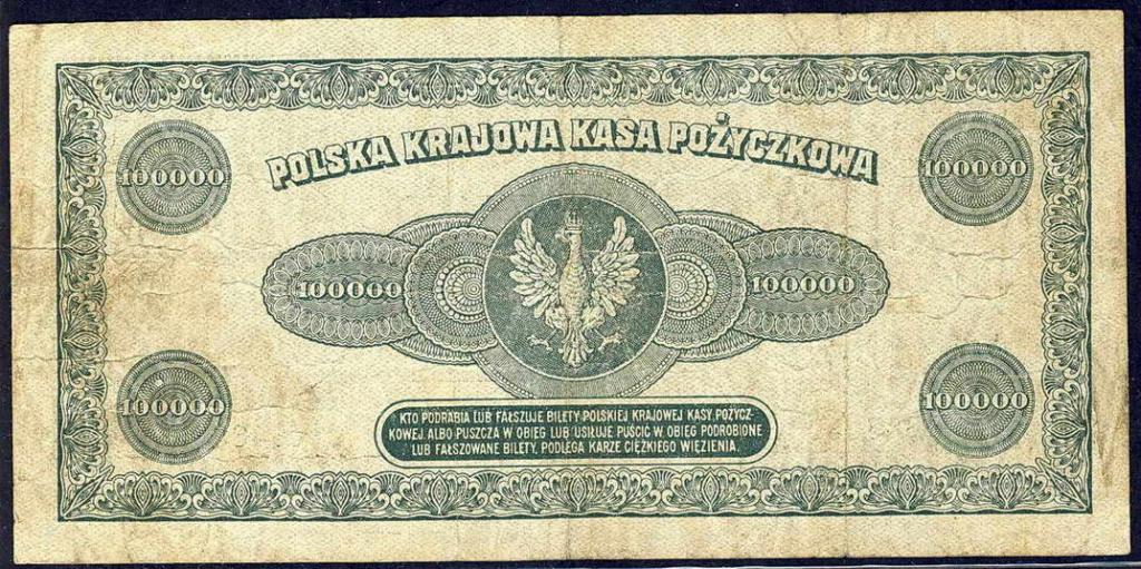 Polska 100 000 mkp 1923 seria C st.3-