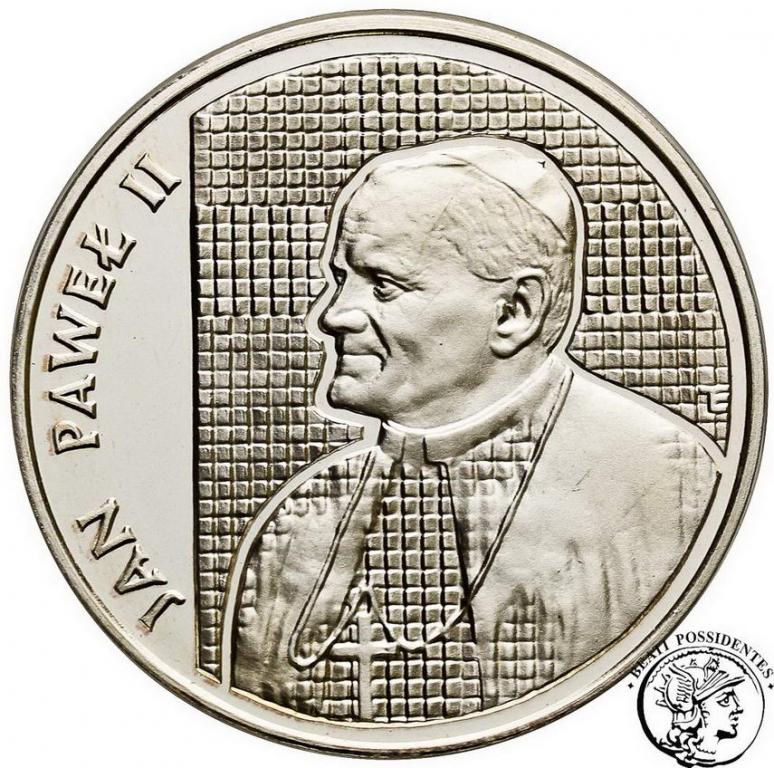 Papież 10 000 zł 1989 Jan Paweł II Kratka st.L