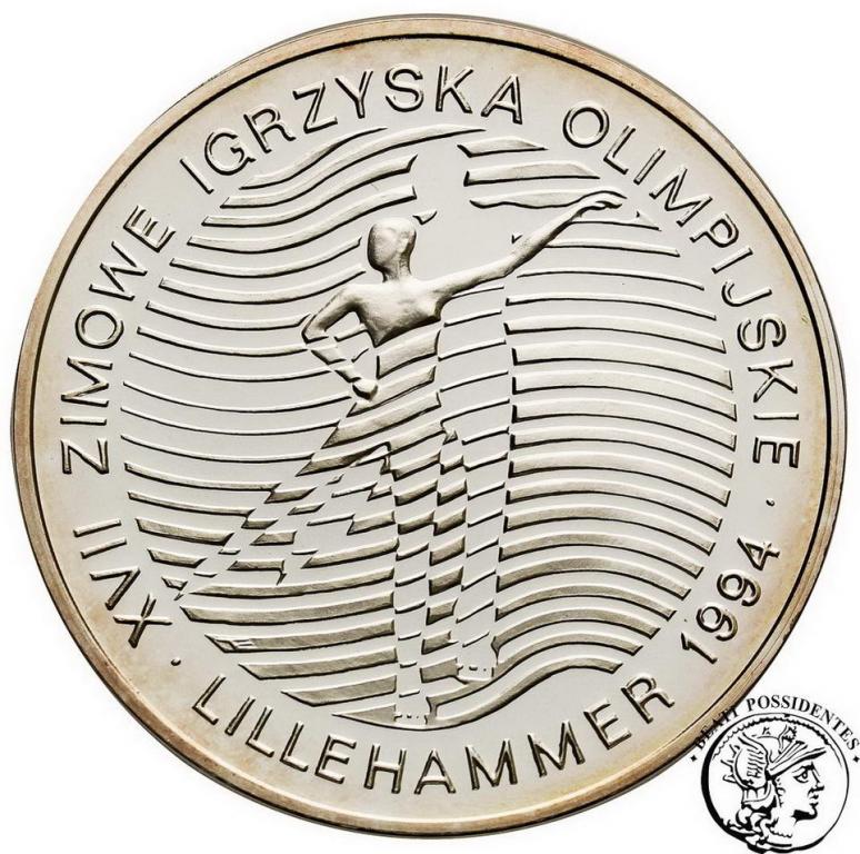 III RP 300 000 złotych 1993 Oly Lillehammer st.L
