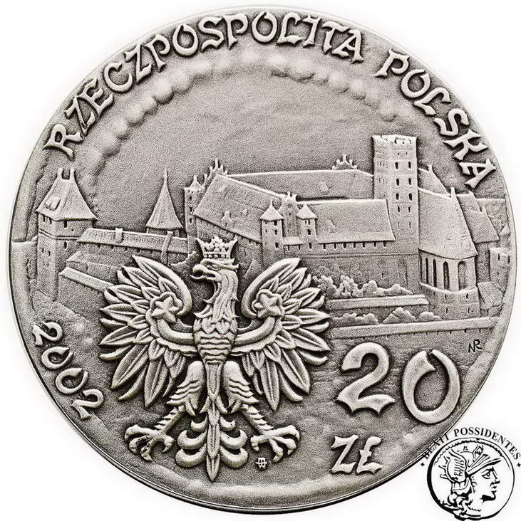 Polska III RP 20 złotych 2002 Malbork st.1