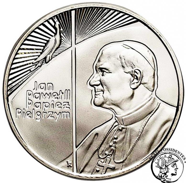 Polska III RP 10 złotych Papież Pielgrzym 1999 stL