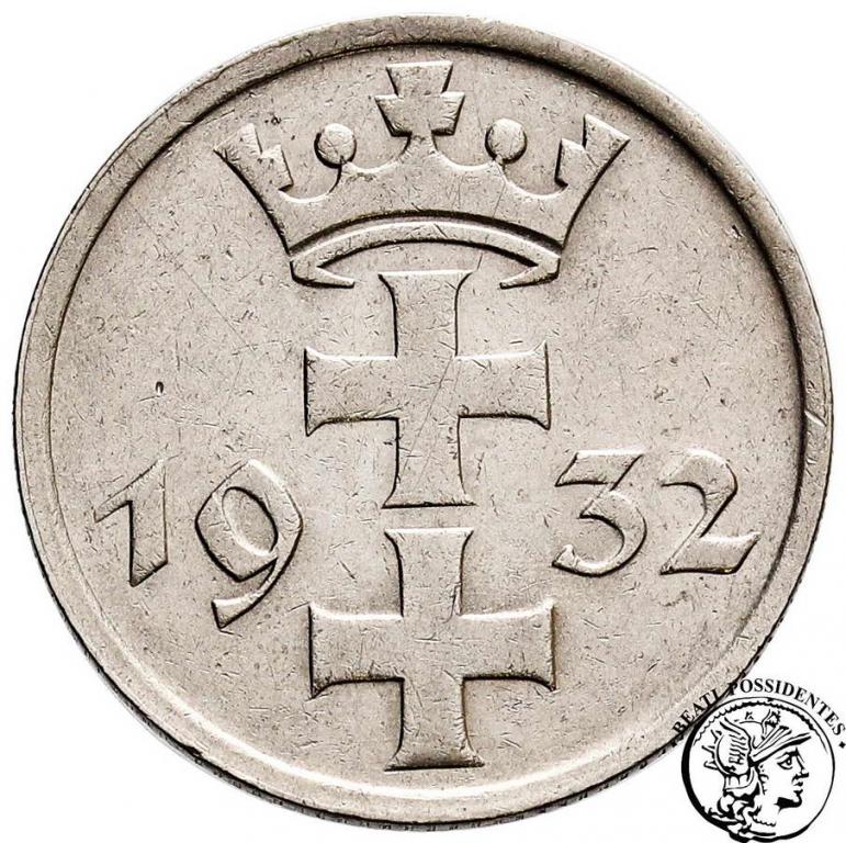 Polska Wolne Miasto Gdańsk 1 Gulden 1932 st.2/2-
